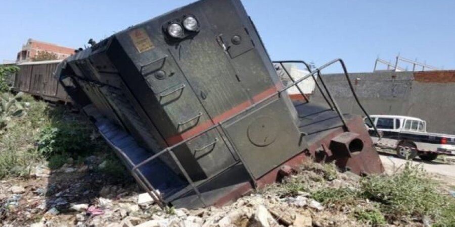خروج قطار تونس غار الدماء عن السكة يسفر عن 23 مصابا